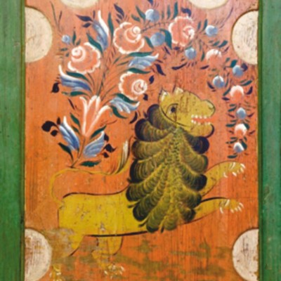 Роза и лев: северные росписи в коллекции музея «Малые Корелы»