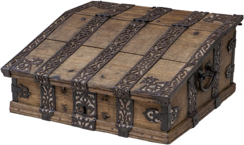 Сундук-подголовник, XVIII в., Архангельская губ., Холмогорский уезд (?)