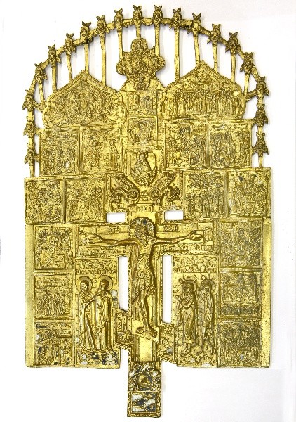 Крест "Большое патриаршее распятие", XIX в., Россия