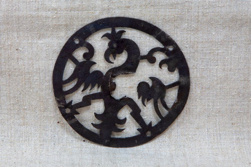 Поковка на двери, XIX в., Вологодская губерния, Яренский уезд