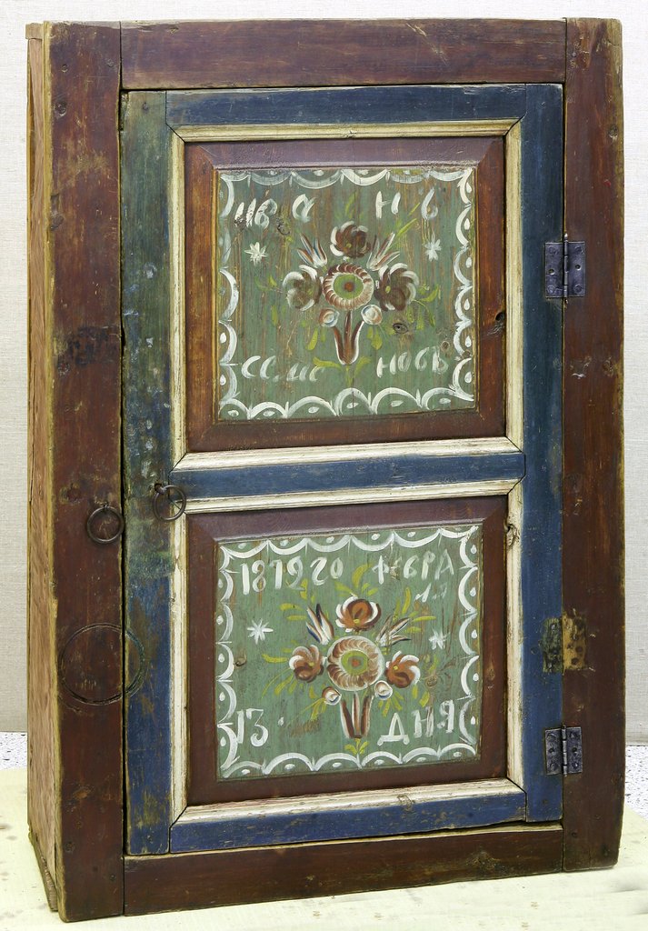 Шкаф поставец, 1879 г., Олонецкая губерния, Каргопольский уезд, Калитинская волость