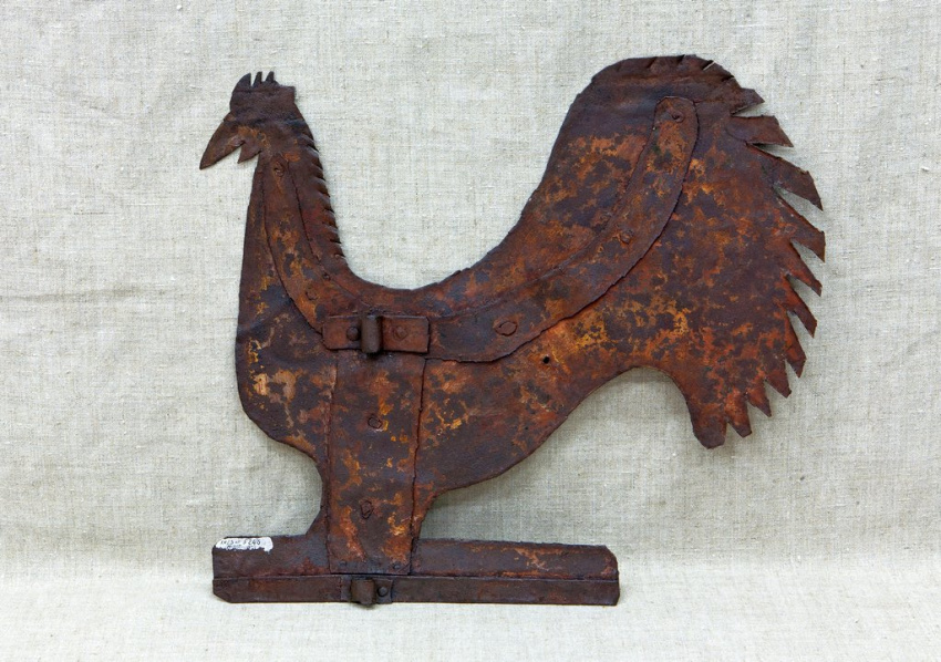 Флюгарка "Петух", Начало ХХ в., Вологодская губерния, Сольвычегодский уезд