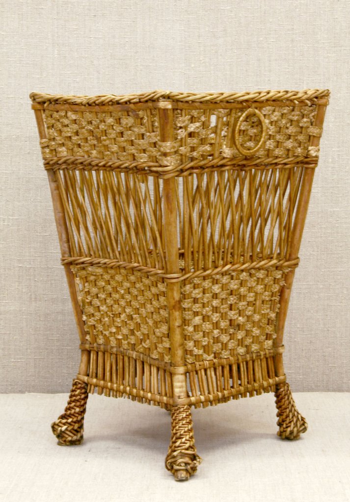 Корзина для бумаг плетеная, Первая четверть ХХ в., Россия