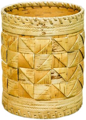 Туес с крышкой, 1978 год, Архангельская обл., Коношский р-н