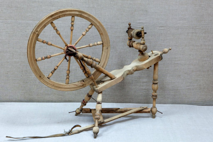 Самопрялка-лежак, 20-30-е годы XX в., Вологодская губ., Сольвычегодский уезд