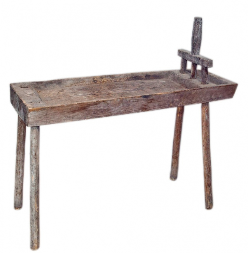 Скамья светечная, Первая четверть XX в., Архангельская губ., Шенкурский уезд