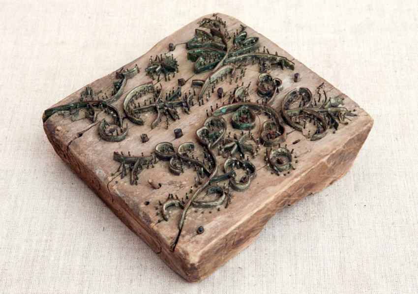 Доска набойная для набивания узора на ткань, Вторая половина ХIХ в., Россия