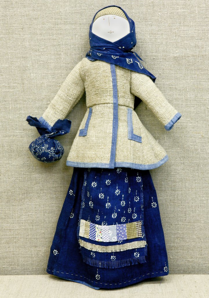 Кукла "Синильщица", 2007 год, Архангельская обл., Каргопольский р-н, г. Каргополь
