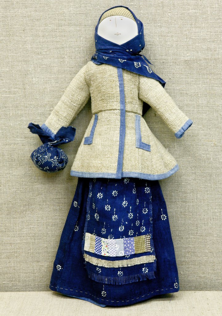 Кукла "Синильщица", 2007 год, Архангельская обл., Каргопольский р-н, г. Каргополь