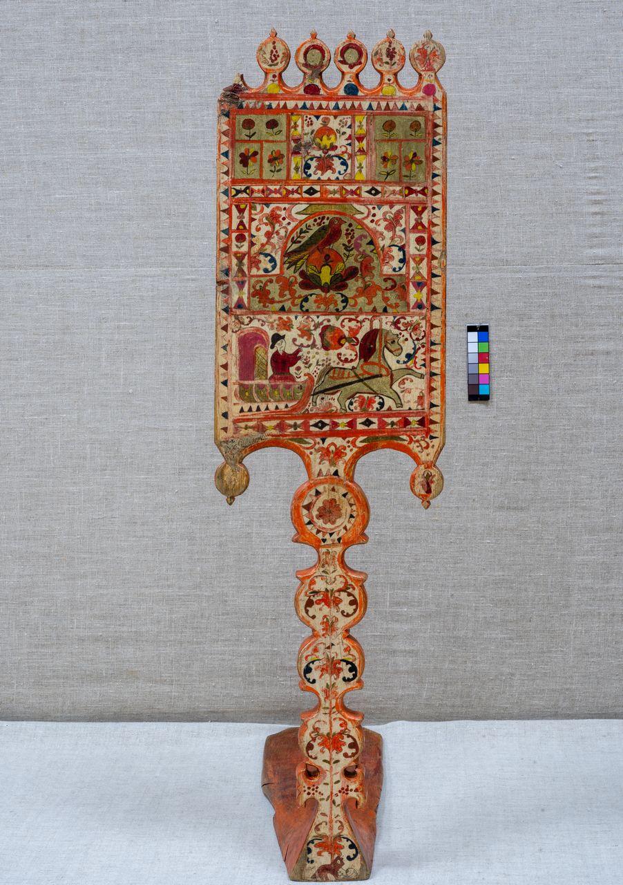 Прялка борецкая, Первая четверть XX в., Вологодская губерния, Сольвычегодский уезд