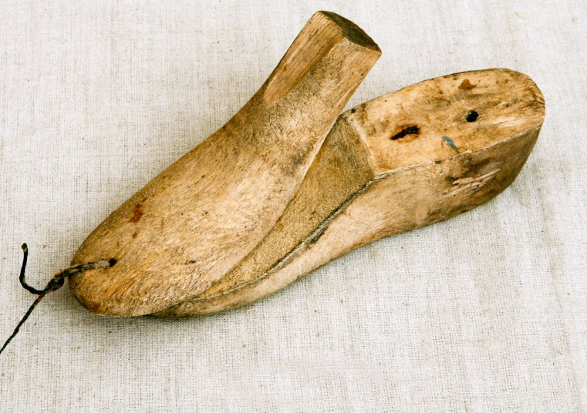 Колодка сапожная, детская, Начало ХХ в., Архангельская губерния, Мезенский уезд, село Койда