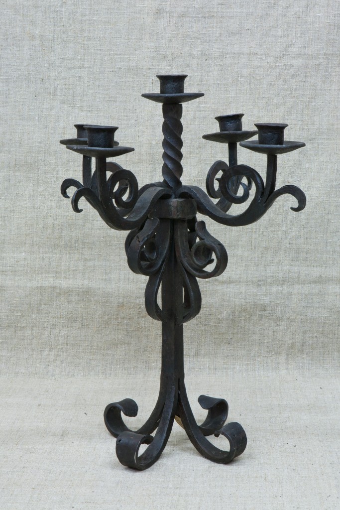 Канделябр для 5-ти свечей, XX в., г. Архангельск