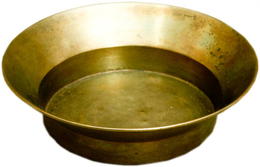 Миска, 1920-е гг., г. Петроград. Петроградский (Ленинградский) государственный медеперерабатывающий завод "Красный Выборжец"