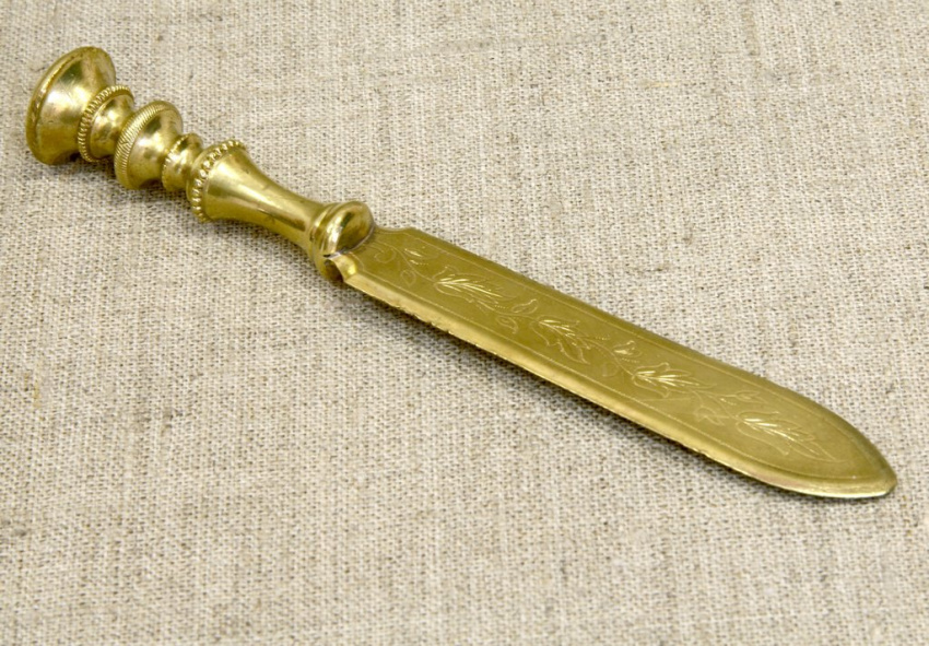Нож для резания бумаг, Конец XIX - начало XX в., Россия