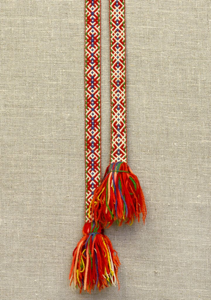 Пояс, Конец ХIХ - начало ХХ вв., Архангельская губ., Пинежский уезд, Никитинская волость, дер. Еркино