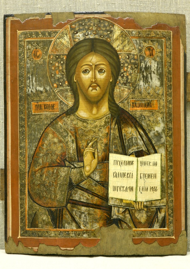 Икона "Спас Вседержитель", ХIХ в., Иконописные села Владимирской губернии
