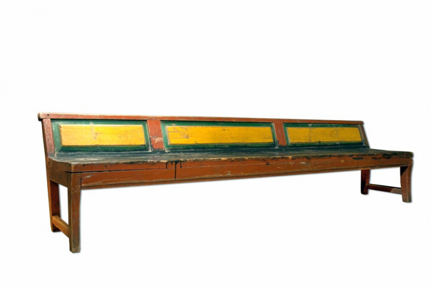 Скамья-диван, Конец ХIХ – начало ХХ вв., Олонецкая губ., Каргопольский уезд, Калитинская волость, дер. Замошье