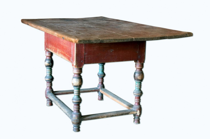 Стол обеденный, Начало ХХ в., Олонецкая губ., Каргопольский уезд,Ошевенская волость, дер. Большой Халуй