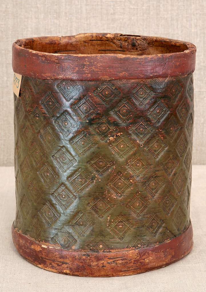 Туес, Начало XX в., Архангельская губерния, Мезенский уезд