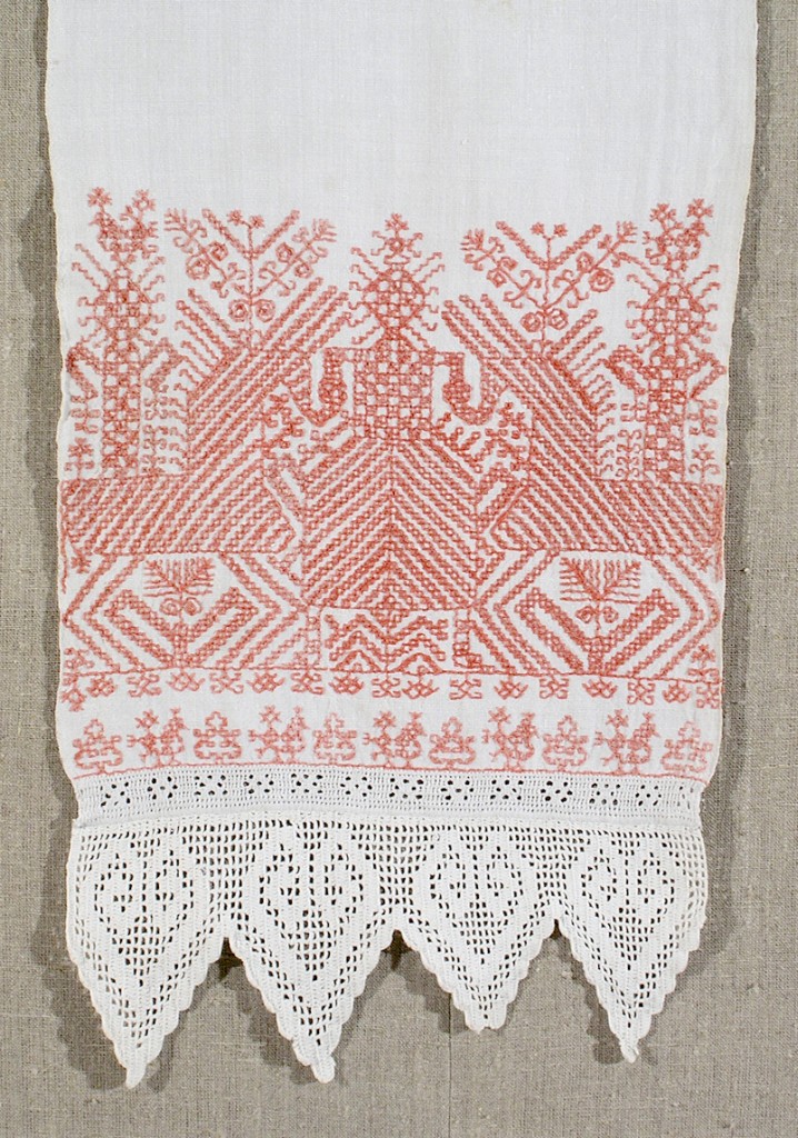 Полотенце, Конец ХIХ - начало ХХ в., Архангельская губ., Архангельский уезд, Яренгская волость, дер. Яреньга