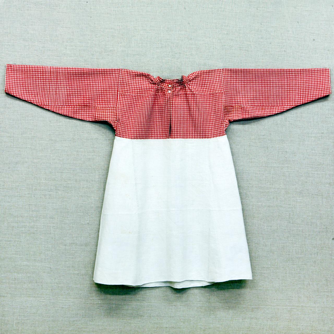 Рубаха женская, 1891-1910 гг., Вологодская губерния, Сольвычегодский уезд, Афанасьевская волость, д. Кузьминская