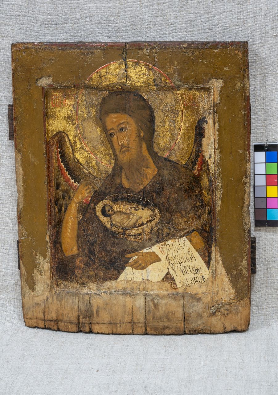 Икона "Иоанн Предтеча", XIX в., Русский Север