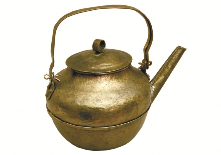Чайник заварной с крышкой, Вторая половина ХIХ - начало ХХ вв., Архангельская губ., Холмогорский уезд