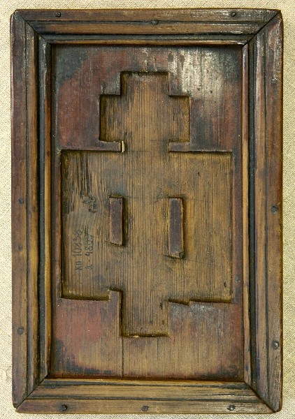 Киот для креста, Начало XX в., Архангельская губ., Холмогорский уезд