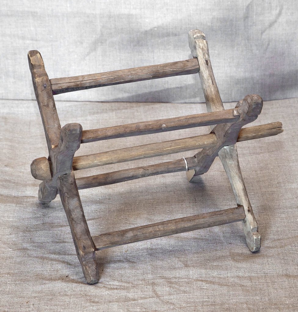 Стул складной, Начало XX в., Олонецкая губ., Каргопольский уезд