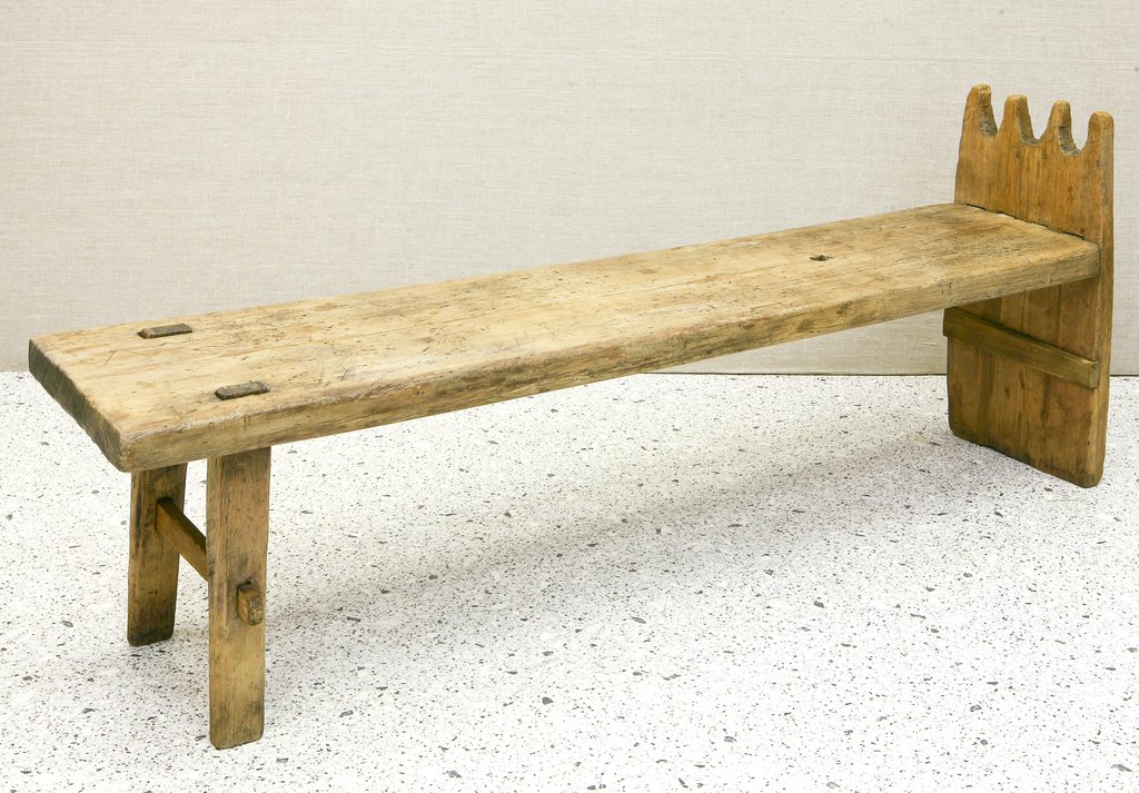 Скамья - "коник", 1867 г., Архангельская губ., Пинежский уезд