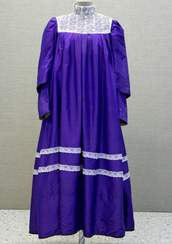 Платье, Конец XIX - начало ХХ в., Архангельская губ., Мезенский уезд, Дорогорская волость, деревня Заакакурье