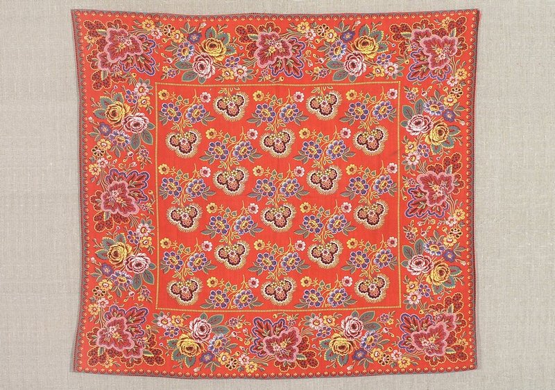 Платок, Конец ХIХ - начало ХХ в., Россия