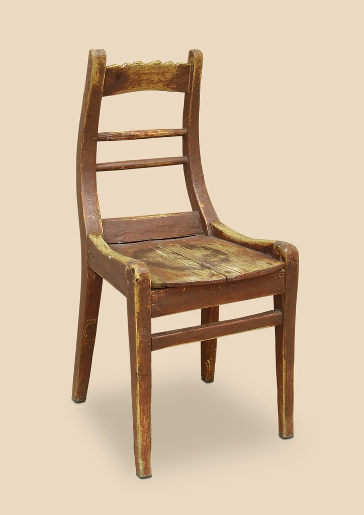 Стул крестьянский, Конец XIX – начало XX вв., Архангельская губ., Холмогорский уезд, Селецкая вол.