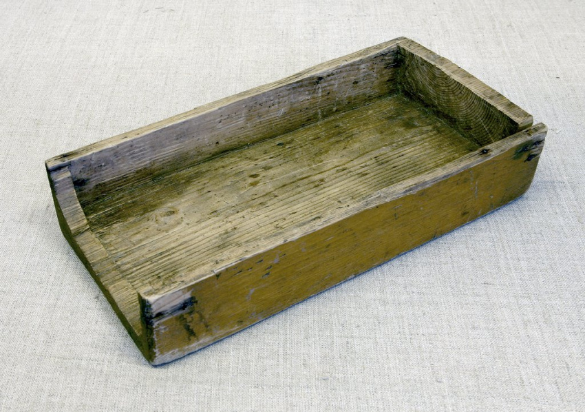 Ящичек для хранения шаблонок, 1909 г., Архангельская губерния, Мезенский уезд, село Койда