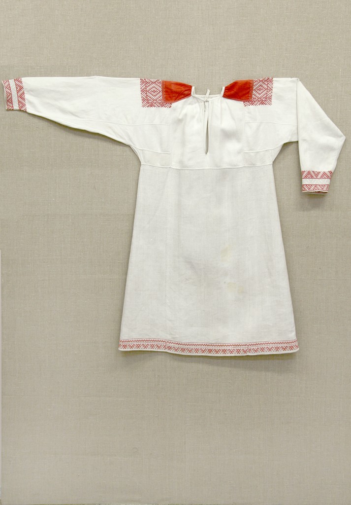 Рубаха женская, Вторая половина ХIХ в., Архангельская губ., Пинежский уезд, Никитинская волость, дер. Кушкопала