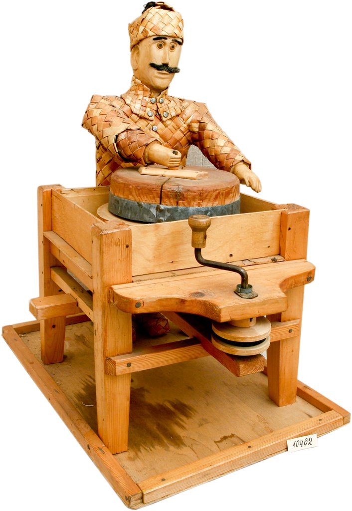 Игрушка "Мельник", 1981 г., Архангельская обл., Шенкурский р-он, г. Шенкурск. Автор: Ф.П. Лодыгин