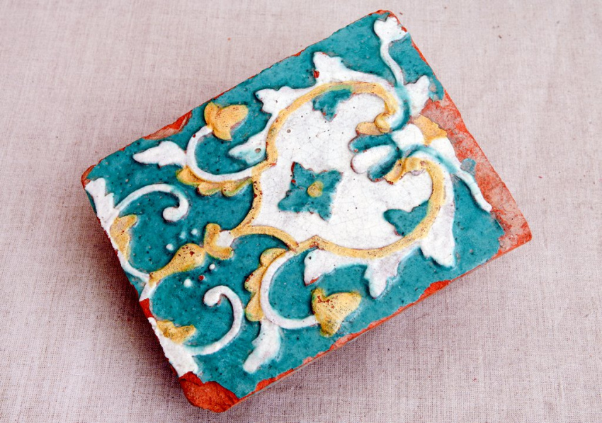 Изразец, Вторая половина XVIII в., Вологодская губерния, Великоустюжский уезд, г. Великий Устюг